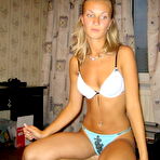 Fourth pic of Sex girlfriend pics :: Images of a blond housewife posing around the house 