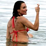 Second pic of Cameron Diaz in red bikinie on the beach