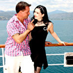 First pic of Angell Summers gets double penetrated on the deck of a cruise ship