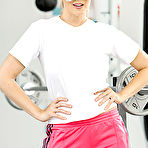 First pic of Julia Ann gets drilled by one of her students in the gym
