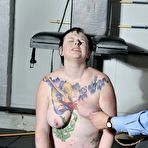 Third pic of Tattooed Amateur Spanked - Beaten and Bruised Slavegirl