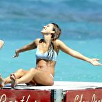 Second pic of Jessica Alba wearing a bikini on the beach