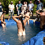 First pic of I mean its not embarrassing enough playing naked in a nasty fake pool london male nude photograph