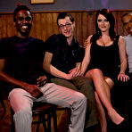 First pic of SexPreviews - Sophie Dee femdom strapons and cuckolds her boy with three black studs
