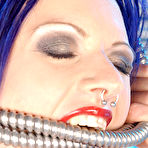 Second pic of Gothic Girl Darenzia Captured by alien sex machine