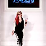 Third pic of Avril Lavigne attends at fashion show podium
