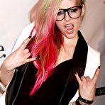 Fourth pic of Avril Lavigne attends at fashion show podium
