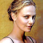 Fourth pic of Charlize Theron sexy posing scans from mags