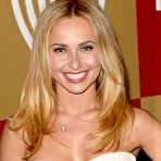First pic of Hayden Panettiere posing in white night dress