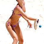 Third pic of Isabeli Fontana in bikini on the beach in Rio
