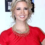 First pic of Ivanka Trump in red dress posing for paparaqzzi