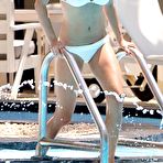 First pic of Kristin Cavallari sexy in white bikini poolside candids
