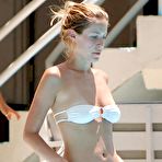 Third pic of Kristin Cavallari sexy in white bikini poolside candids