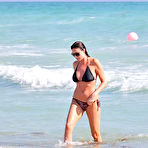 Second pic of Lisa Snowdon in various bikinies on the beach