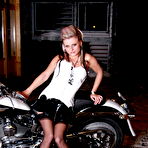 Fourth pic of PinkFineArt | Susane on Harley Davidson from Babes On Bike