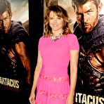 Third pic of Lucy Lawless in pink dress ate premiere