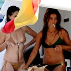 Third pic of Monica Cruz in bikini and topless paparazzi shots
