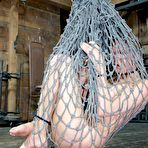 Second pic of SexPreviews - Rain DeGrey rope bound like a sausage and electro toyed