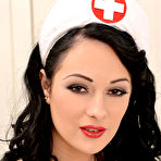 First pic of Sex Previews - Nicole Smith kinky nurse with stockings plays with her juicy pussy at work