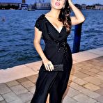 First pic of Salma Hayek slight cleavage at Venice Film Festival