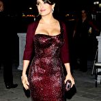 First pic of Salma Hayek shows cleavage paparazzi shots