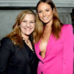 Fourth pic of Stacy Keibler without bra under pink jacket