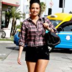 Fourth pic of Tulisa Contostavlos shows her legs paparazzi shots