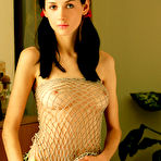 First pic of Elena F - Elena F takes her fishnet dress off and teases us with her perfect cupcakes.