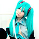 Fourth pic of PinkFineArt | Miku Oguri Cosplay from Gravure