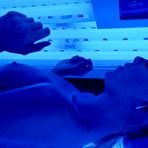 Fourth pic of Chelan Simmons topless at tanning bed vidcaps