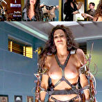 Fourth pic of Busty Julie Strain exposed her nude body movie captures
