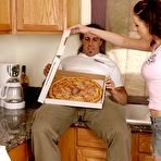First pic of Gianna Michaels - Gianna Michaels takes her clothes off and gets her fanny banged by the pizza dude.