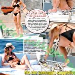 First pic of Alba Parietti topless on the beach and yacht paparazzi shots
