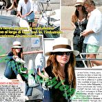 Fourth pic of Alba Parietti topless on the beach and yacht paparazzi shots