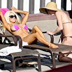 First pic of Busty Courtney Stodden sunbathing in bikini & braless