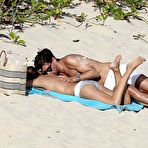 Third pic of Olivia Palermo sunbathing without bra in St. Barths