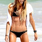 Third pic of Sharni Vinson enjoying a day at the beach in Sydney
