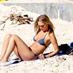 Second pic of Lara Bingle sexy in bikini on the beach
