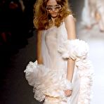 Second pic of Magdalena Frackowiak sexy and see through runway shots