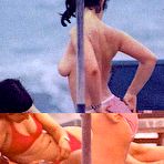 Fourth pic of Spanish actress Maribel Verdu caught topless on the beach paparazzi shots
