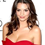 Second pic of Emily Ratajkowski cleavage in red dress