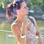 Second pic of PinkFineArt | Mina Smoke in the Park from Smoking Mina