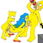 Fourth pic of Simpsons family wild orgy - VipFamousToons.com