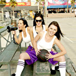 Second pic of Jayden Jaymes, Mackenzee Pierce, Penny Flame - Jayden Jaymes, Penny Flame and Mackenzee Pierce are sporty babes who love sex.
