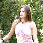 First pic of Lisa Nubiles - Lisa Nubiles takes her dress outdoors and shows us her fantastic tight ass.