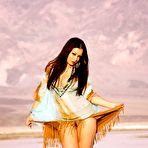 First pic of Aria Giovanni - Hot Aria Giovanni goes for a walk in a desert where she shows off her sexy body.