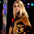 Fourth pic of Cara Delevingne sexy runway images