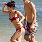 Third pic of Vanessa Hudgens caught in red bikinie on the beach