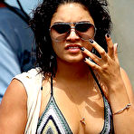 First pic of Vanessa Hudgens caught in bikini top and tight shorts