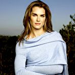 Second pic of Brooke Shields non nude posing scans from mags